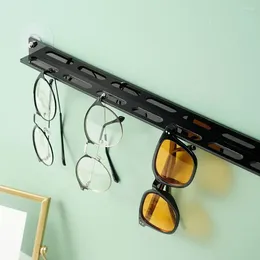 Hooks Wall Mounted Acrylic Sunglasses Organiser Storage Eyeglasses Holder Hanging Eyewear Display Rack Jewellery Shelf