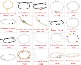 2021 new style 925 silver classic cute bear youth beauul bracelet fashion ladies Jewellery factory wholesale7557803