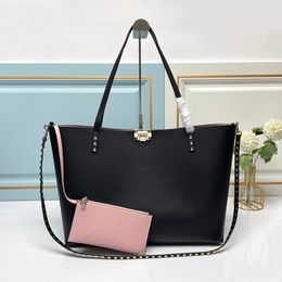 Large Capacity Tote Bag Designer Handbag Purse Shoulder Underarm Shopping Bags Totes Genuine Leather Handbags Women Women Hobo Pouch Removable strap