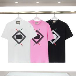 Designer Letters Embroidery T-shirt for Mens Women Casual t shirts Fashion Breathable Tee Shirts Summer Tee Tops 3 Colours Optional