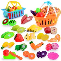 Kitchens Play Food Cut Fruit Toys Plastic Up Pretend Set Toddler Vegetablesvaiduryb