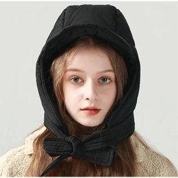 Berets Women And Men's Winter Warm Bomber Hats 2024 Skiing Cycling Thickened Ushanka Earflap Hat Russian Straps Pilot Pullover Cap