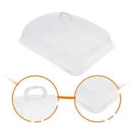 Dinnerware Sets Transparent Lid Practical Cake Dome Plastic Cover Dust For Protective Snack Tray Bread Cakes