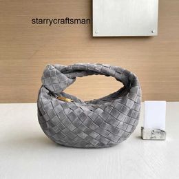 Italy Jodie Hangbag Botteg Venet Designer Brand 28cm Jodie Handbag Woven Bag Mini Tote and Real Sheepskin Knotted Cloud Dumplings Knitting Handbag Women Shoulder