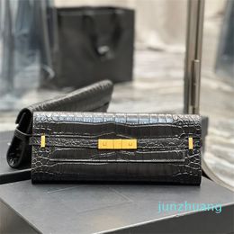 Designer Woman Clutch Bag Handbag Crossbody Shoulder Crocodile Leather Bags Classic Clutch Underarm Lady