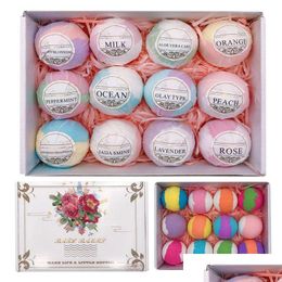 Other Bath & Toilet Supplies Bath Bombs Gift Set Natural Vegan Spa Bomb Kit With Different Organic Essential Oils Birthday Idea For He Dhgvm