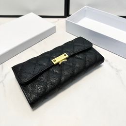 Women Flap Wallet 19CM Retro Designer Coin Purse Gold Hardware Luxury Handbag Street Casual Bag Leather Diamond Plaid Event Clutch Zipper Wallet Pochette Sacoche