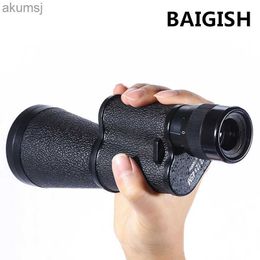 Telescopes Russian Powerful Monocular 12x45 Baigish Telescope High Power Military Spyglass Tourism Scope For Hunting Binocular Monoculos YQ240124