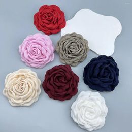 Brooches Multi-layer 10cm Flower Brooch Handmade Accessories Suit Sweater Coat Pin