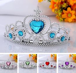 High quality Children039s crown princess headdress headband plastic hair hoop crown Hair Accessories 300pcslot T2I0202459283