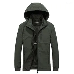 Men's Jackets 2024 Windbreaker Waterproof Windshield Jacket Men Military Hooded Water Proof Wind Breaker Casual Coat Male Autumn