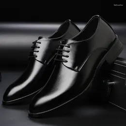 Dress Shoes Business Men Mens Formal Genuine Leather Coiffeur Suit Boots Erkek Ayakkabi Bona