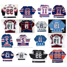 CCM Joe Sakic Quebec Nordiques Hockey Jersey Rangers 1994 Stanley Cup Wayne Gretzky Guy Lafleur Brian Leetch Mark Messier Jets Teemu Selanne 84