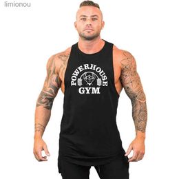 Men's Tank Tops Brand Gym Tank Top Men Fitness Clothing Men's Bodybuilding Tank Tops Summer Gym Clothing for Male Sleeveless Vest Running ShirtL240124