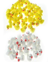 20 Pcs Multiple Cute Miniature Ornaments Yellow White Ducklings Figurine For Easter Slime Charms Fairy Garden Supplies C02209800109
