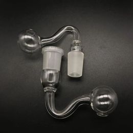 Pyrex glass oil burner pipe hookah 10mm 14mm 18mm male female joint Quartz banger nails unique thick glass smoking pipes