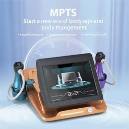 2024 NEW Technology MPTS 3 in 1 Hifu machine Skin Tightening Wrinkle Remover Anti-aging Dual Handles EMS RF Facial Fat Removal Device