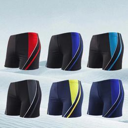 Men's Shorts Beach Trunks Male Short Suit Professional Boxer Briefs Swimsuit Compression Quick Dry Swimming Pants Beachwear