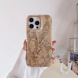 Luxury Designer Snake patterned Phone Cases For iPhone 15 14 13 12 11 Pro Max Black Leather Mobile Back Shell 15Pro 15ProMax 14Pro 14ProMax Cover Case