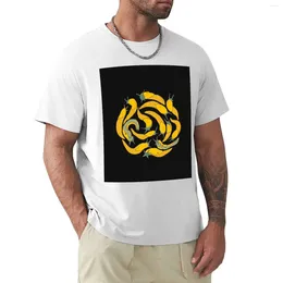 Men's Polos Banana Slug Party T-Shirt Man Clothes Blank T Shirts Quick-drying Heavyweight For Men