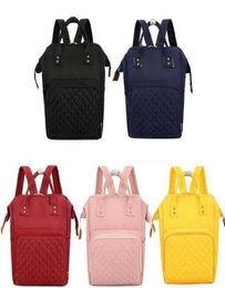 Diaper Bags Mommy Backpack Nappies Handbags High Capacity Mother Maternity Backpack Candy Color Designer Fashion Outdoor Travel Ba2632182