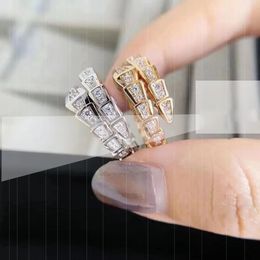 anillo snake 3 colour viper anillo rings 6 7 8 9 size option serpentt Ring luxury knot arround rings 18K gold silver rings gifts jewelry luxury Ring set gifts