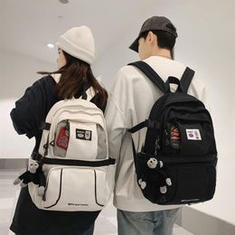 Bags Waterproof School Backpacks Couple Large Capacity Backpack Women Teens Harajuku Bag Female Travel Ladies Quality273j
