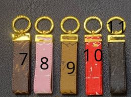Fashion Brand Keychain Luxury Key Ring Pendant Leather Foreign Trade Popular Style Pendant Car Key Rings