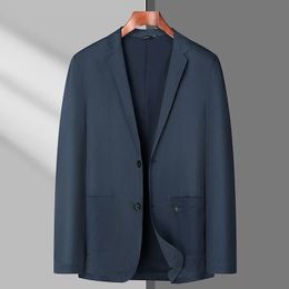 Summer Thin men blazer Ice Silk Breathable Stretch Casual Suit 7XL 8XL Plus Size Suit Jacket 6XL Lightweight blazers 145kg 240119