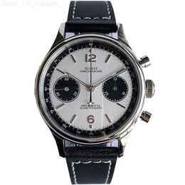 Other Watches Sugess Vintage Pilot 1963 ment ST1901 Gooseneck Chronograph For Men 38mm 40mm Sapphire Mechanical Men 2023 Panda
