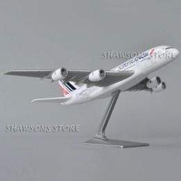 1 250 Scale Model Plane Toy Airbus A380 Aerobus Air France Airliner Aircraft Miniature Replica Aeroplane 240118