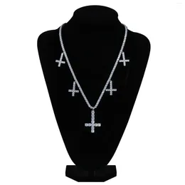 Pendant Necklaces Luxury Inverted Cross Necklace High Quality