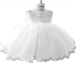 Newborn Baby Girl Lace Flower Dress 1st Birthday Dress For Infant Baptism Gown Wedding Princess tutu Costume Formal Party Wear 2173405853
