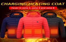 2020 Heated Jacket Camping Tourism Pockets Warm Vest For Men Power Shield Cotton Polyester Winter Hiking Vest Man Heated Jacket2538533639