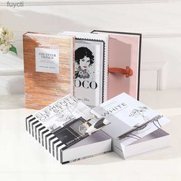 Other Table Decoration Accessories Living Room Openable Fake Books Modern Coffee Remote Control Storage Box Hotel Club Decor YQ240125