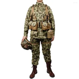 Gym Clothing US Army Military M42 PACIFIC CAMOUFLAGE OTTON FASHION THE OCEAN PARATROOPER DUCK UNIFORM And B. A.R.6