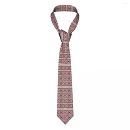 Bow Ties Customised Ukraine Ukrainian Embroidery Red And Black Neck Tie Men Formal Bohemian Geometric Silk Office Necktie