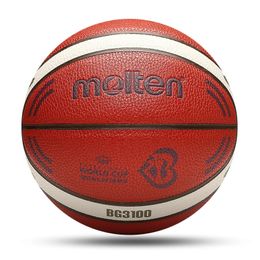 Molten Original Basketball Ball Size 7/6/5 High Quality PU Wear-Resistant Match Training Outdoor Indoor Men basketbol topu 240124
