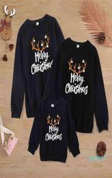 Christmas Family Matching Outfits Xmas T Shirt Deer Sweatshirt Mother Father Daughter Son Set Baby Kids Adult Winter Sweaters H1114715749