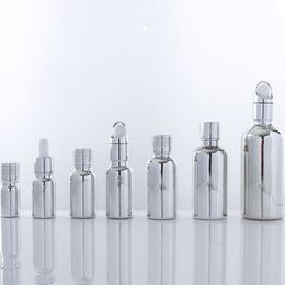 مصنع زجاجات التغليف تخصيص الفضة مطلي بالزجاجات الفرعية