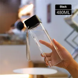 Water Bottles Fashionable Transparent Leak-proof Cup Fall Resistance Couple Suitable For Men And Women Drinkware Selling Modern
