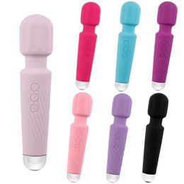 New vibrator strong shock charging massage stick special-shaped head female masturbation adult 231129