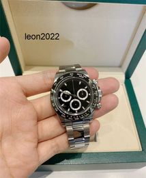 Watches for Men Luxury for Cosmograph Wrist Full Stainless Steel Precision Swimming Fashion 116505