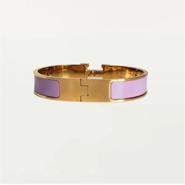 Classic Bracelet Just Gold Bangle for Men Enamel Bracelet Men Women Cuff Bracelet Lover's Bracelet 12MM Wide Without Box