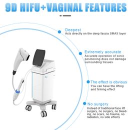 9D HIFU+VAGINAL Face Lifting Body Slimming Vaginal Tightening Wrinkle Removal 9d hifu body slimming beauty skin firming Face Lift Machine