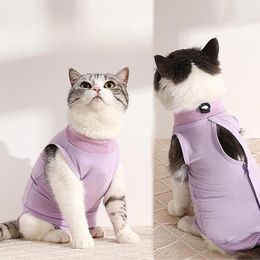 Cat Costumes Anti-Licking Vest Sterilisation Small Dogs Cats Breathable Kittens Suit Weaning After Recovery Care Clothing