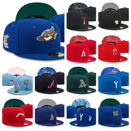 New Designer Fitted hats Snapbacks Adjustable football Casual Caps All Team Logo letter Flat Outdoor Sports Embroidery casquette Closed flex Beanies hat size 7-8