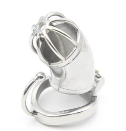 Devices Stainless Steel Large Cage with Base Arc Ring Device Penis Restraint5854199
