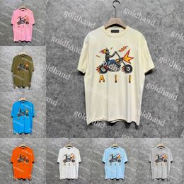 Solid Colour Mens Tshirt Designer Crew Neck Polos Cotton Breathable Tees Summer Short Sleeve Shirts