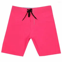 Men's Shorts Quick-Dry Waterproof Beach Casual Bermuda Elastic Boardshorts Bodybuilding Surf Pants Swim Trunks 820C